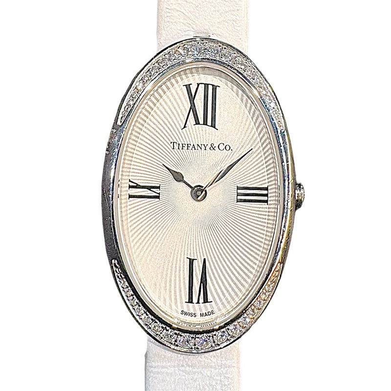 ティファニー TIFFANY＆CO カクテルウォッチ 37725994 ホワイト SS/革