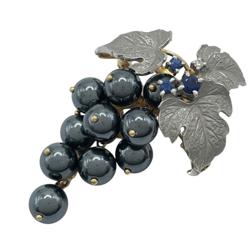 石川暢子ブローチ プラチナxゴールド Pt900/K18 ジュエリー | 中古