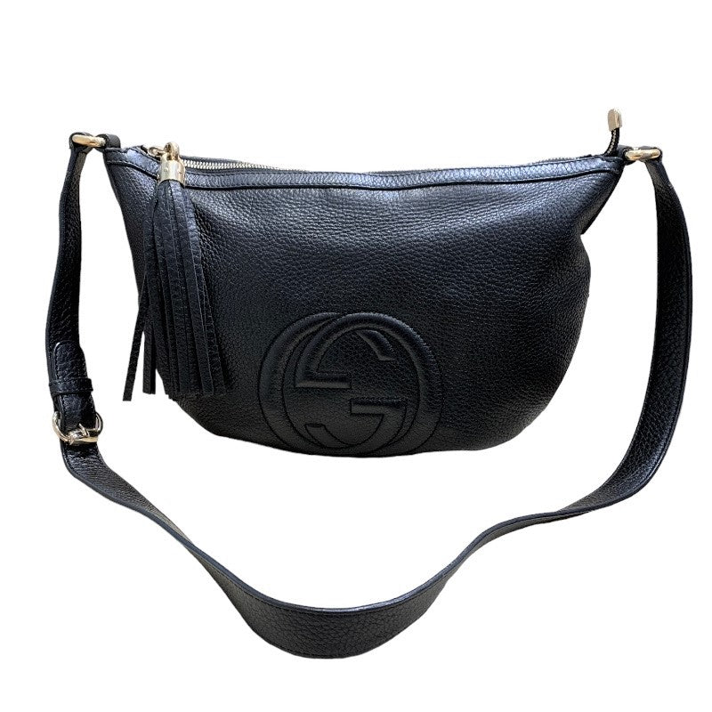 グッチ GUCCI ソーホーショルダーバッグ 308361 ブラック レザー