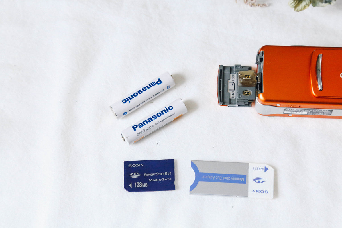 SONY Cyber-shot DSC-U20 CCD オールドコンデジ オレンジ🍊【希少