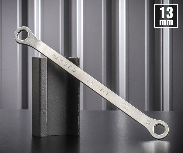 KOTO 6角x12角 極薄めがねレンチ LW-1313 サイズ13mm なめにくい六角と