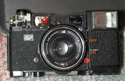 444 KONICA コニカ C35EF ピッカリコニカ 分解整備済の完動美品 314