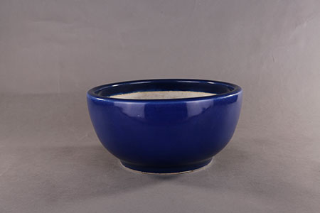 霁蓝釉研药钵_观复博物馆