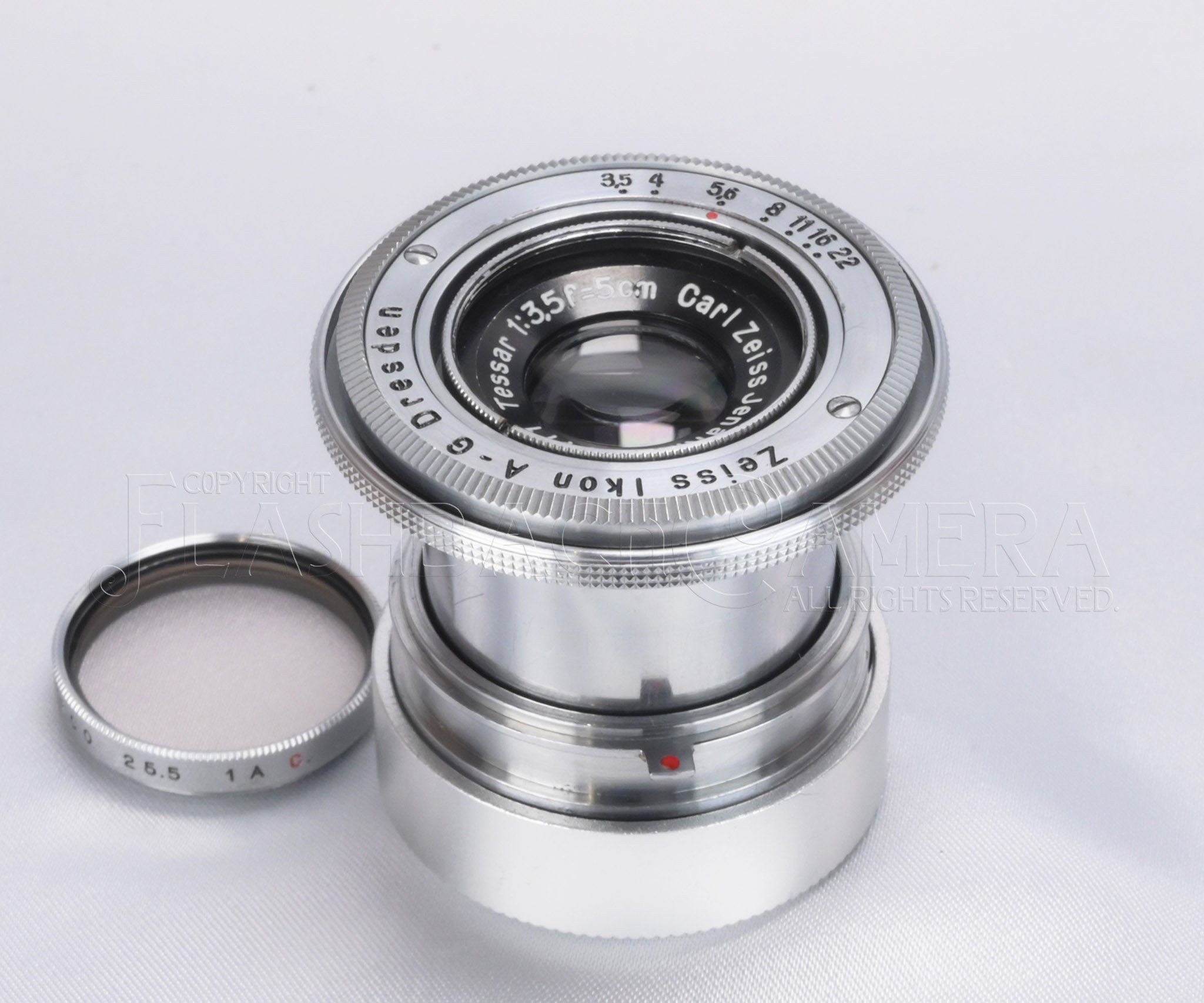 Tessar 50mm f3.5 (Contax) – FLASHBACK CAMERA