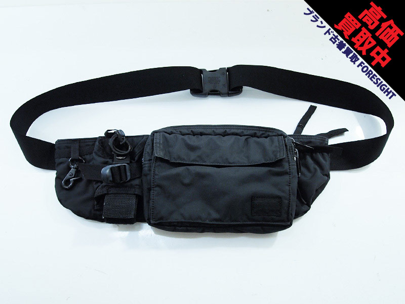 HEAD PORTER BLACK BEAUTY ウエストバック 黒 ブラック ブラック