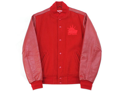 Supreme 'Varsity Jacket'バーシティジャケット 自由の女神 S