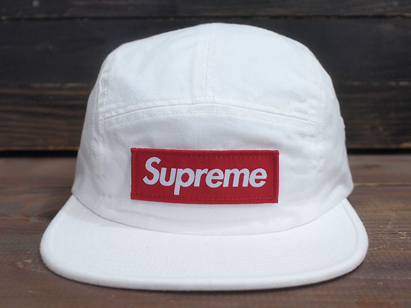 Supreme 'Military Camp Cap'ミリタリー キャンプキャップ 白 ホワイト