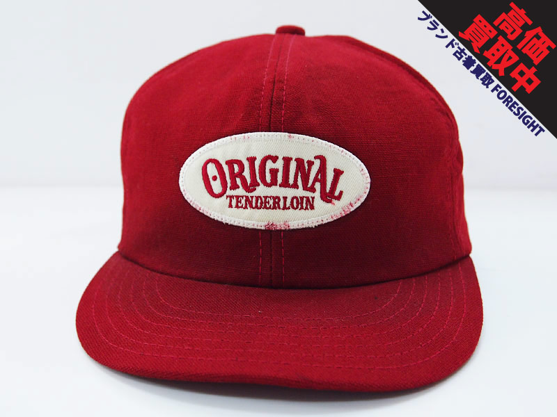 TENDERLOIN 'T-TRUCKER CAP DUCK'ダック トラッカーキャップ 赤 レッド