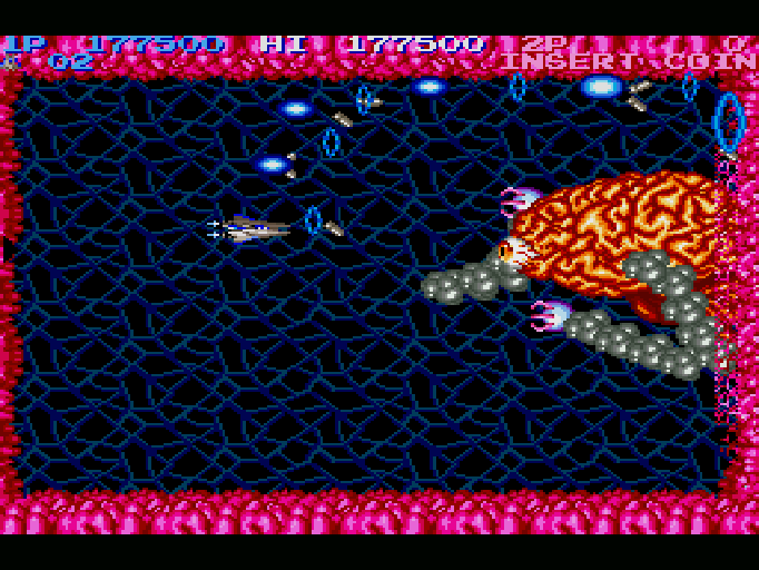 沙羅曼蛇 (SALAMANDER) for SHARP X68000 (C)1988 シャープ/SPS, (C