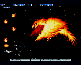 グラディウスⅡ -GOFERの野望-for SHARP X68000 (C)1988,1992 コナミ