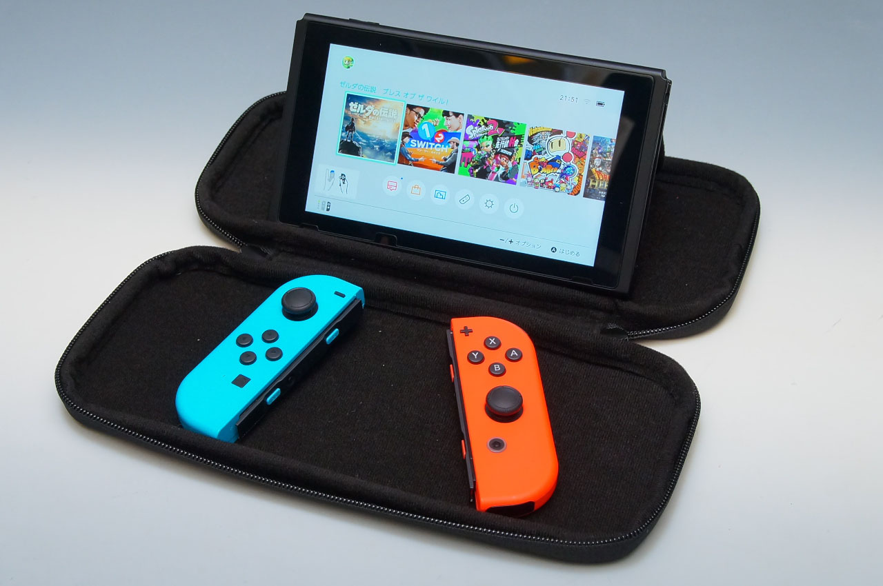 Nintendo Switch」本体を守って！ ケース・ポーチを試す。“気をつける