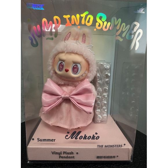 POP MART Pop Land Labubu MOKOKO Jump Into Summer Vinyl Plush