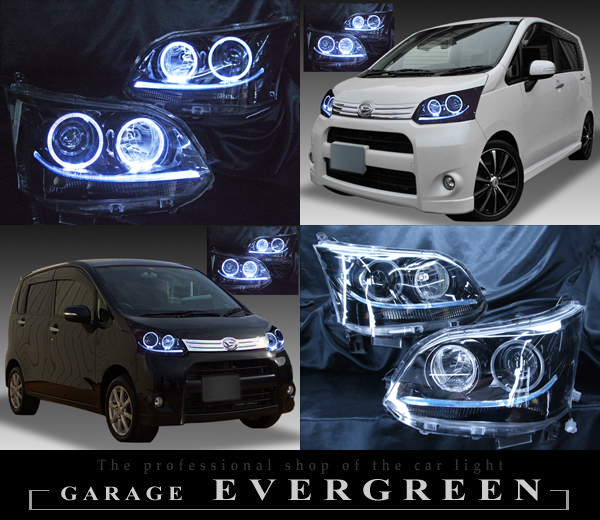 ダイハツ LA100S/LA110S ムーヴカスタム 前期 純正HID用 純正ドレス