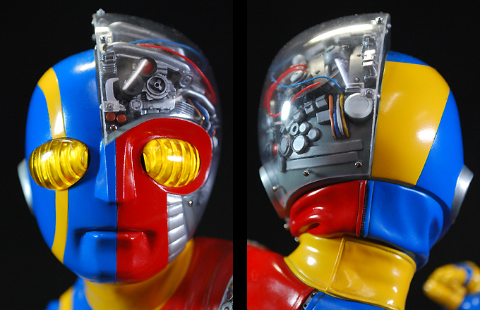 海洋堂】 メガソフビ 人造人間キカイダー 完成品