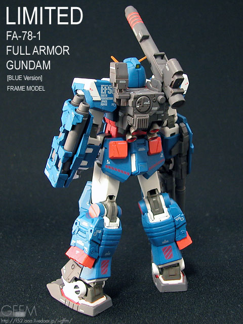 LIMITED FA-78-1 FULL ARMOR GUNDAM [BLUE Version]
