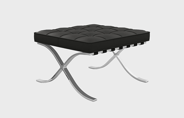 バルセロナスツール Barcelona Chair / Knoll ノル / ミース・ファン