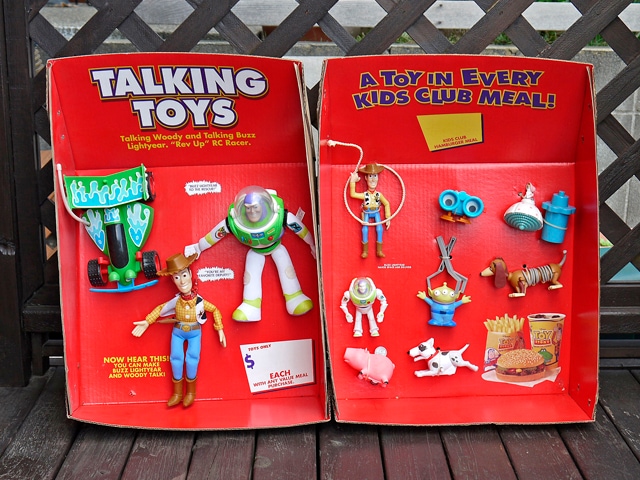 TOY STORY BURGER KING Display box トイストーリー バーガーキング
