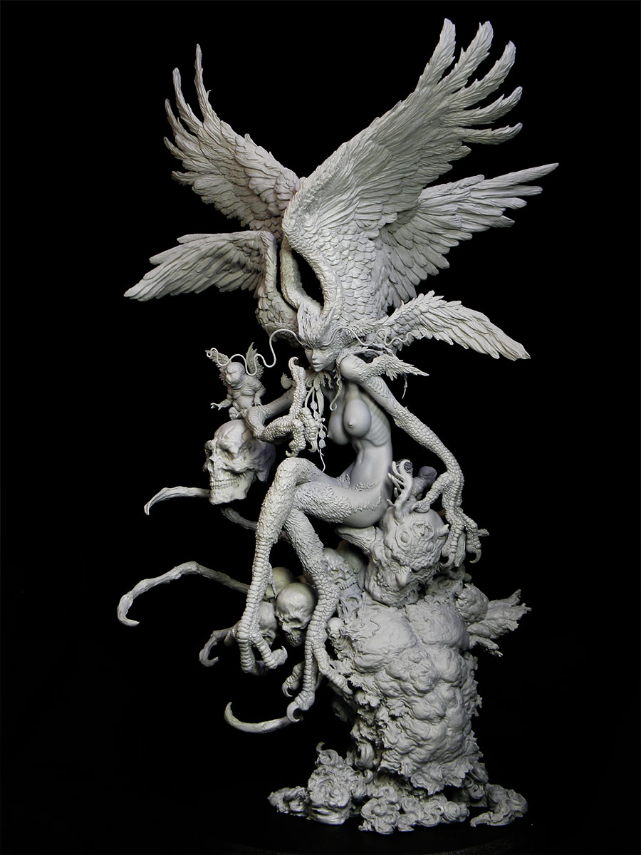 妖鳥シレーヌ（塗装済み完成品） - GILLGILL GLOBAL G3