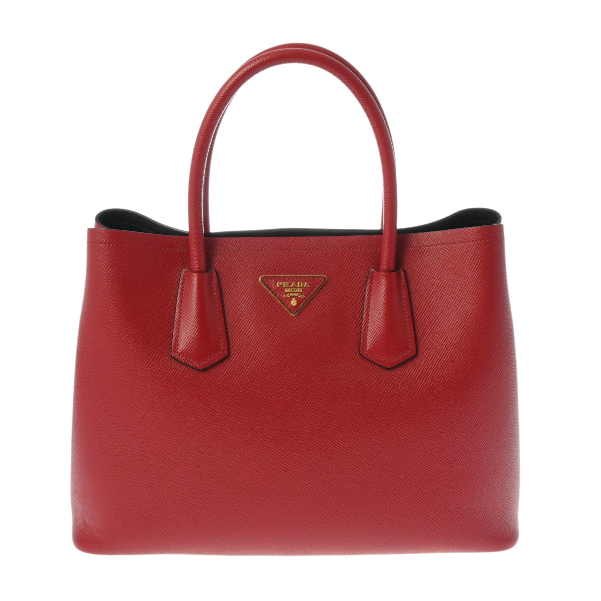 プラダ2WAY 赤 ゴールド金具 レディース トートバッグ BN2775 PRADA