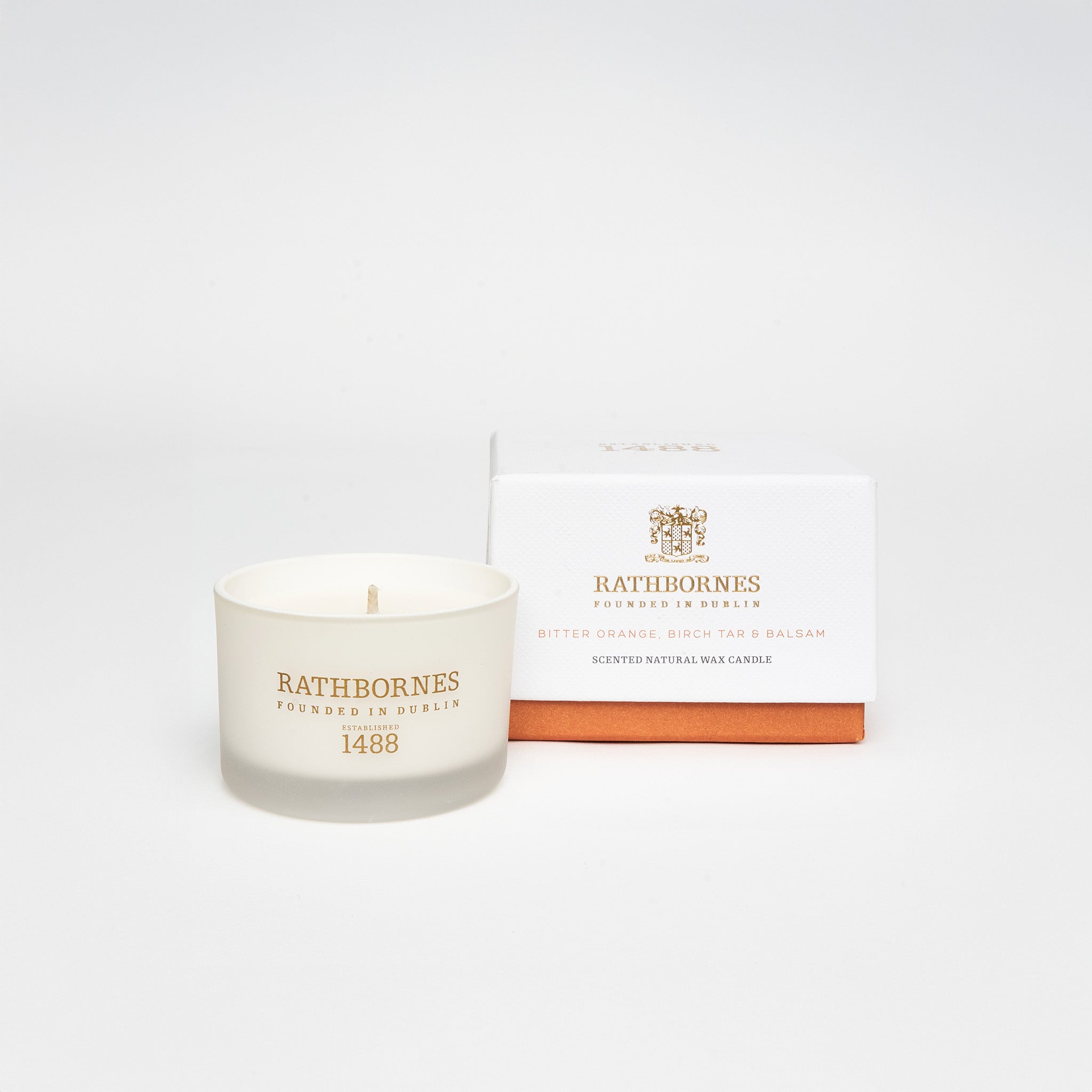 ビターオレンジ、 バーチタール＆バルサム／トラベルキャンドル – Gluxury