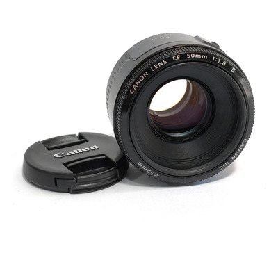 Lente Canon 50mm 1.8 Ii Usada | Mercado Livre
