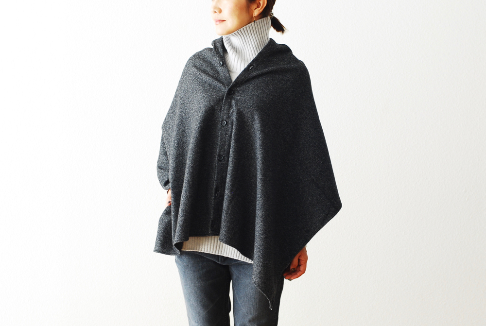 新品タグ付き エンジニアードガーメンツボタンショール