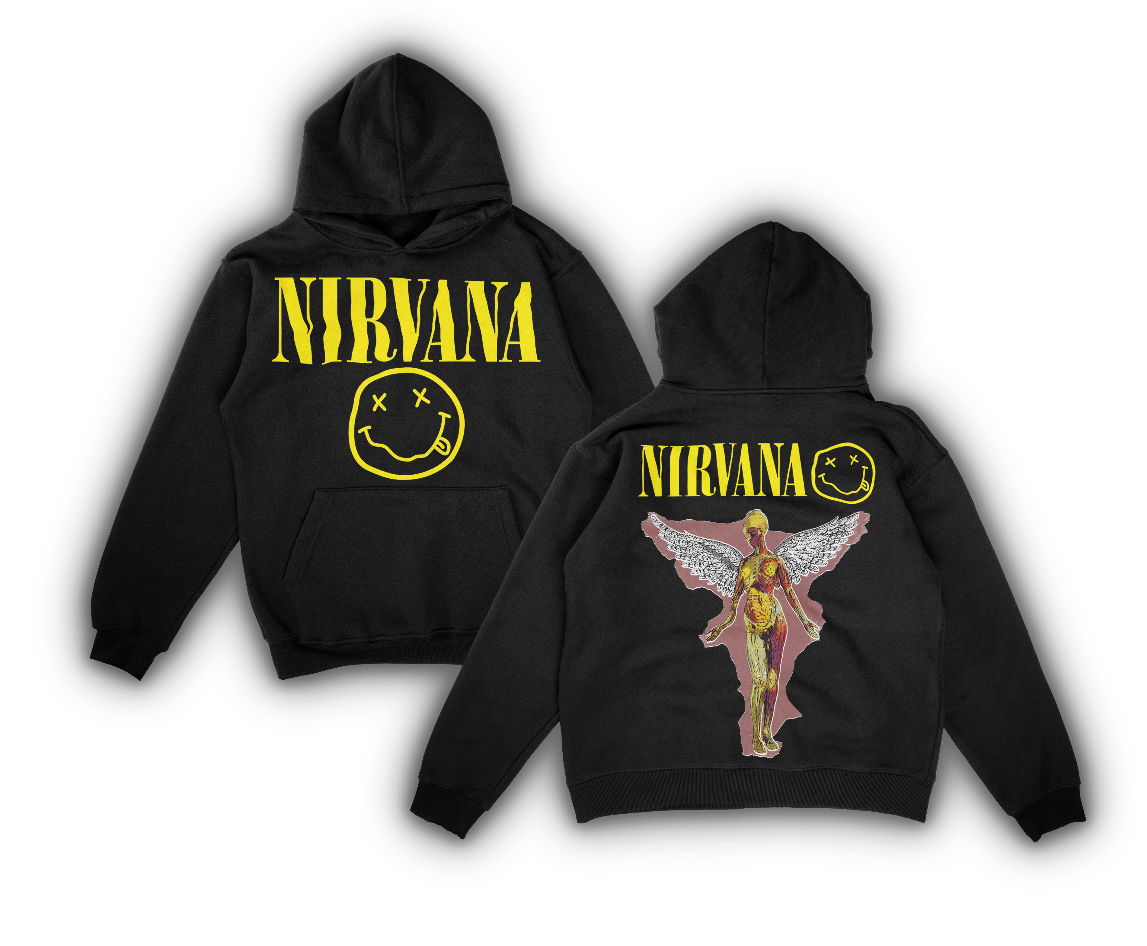 Nirvana Vintage Hoodie » Heavyweight Hoodie » Garment Dye Fabric