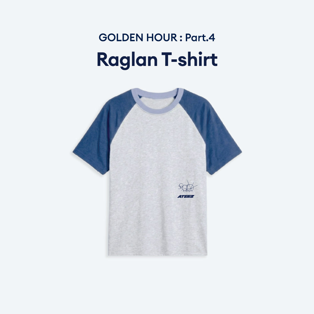 ATEEZ - GOLDEN HOUR : Part.4 - Raglan T-shirt – hello82.shop