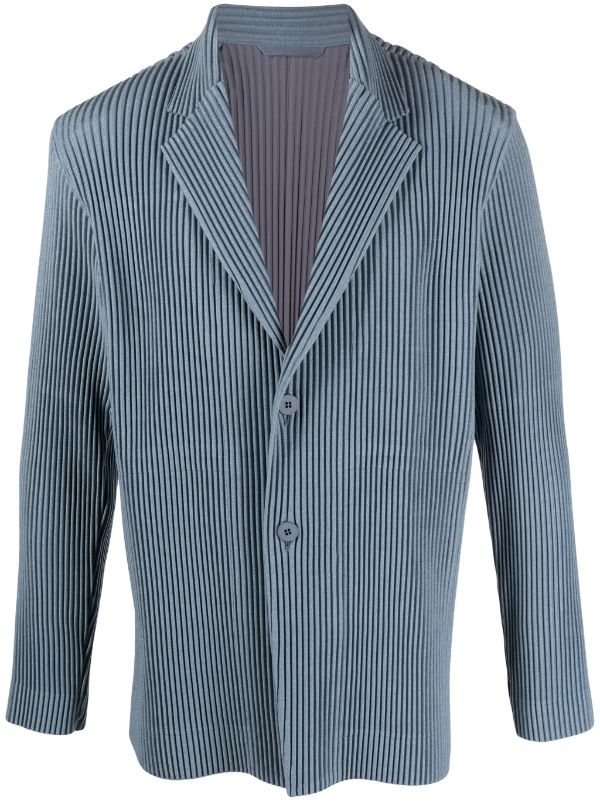 Issey Miyake Homme Plisse │ Pleated Jacket in Blue – Henrik