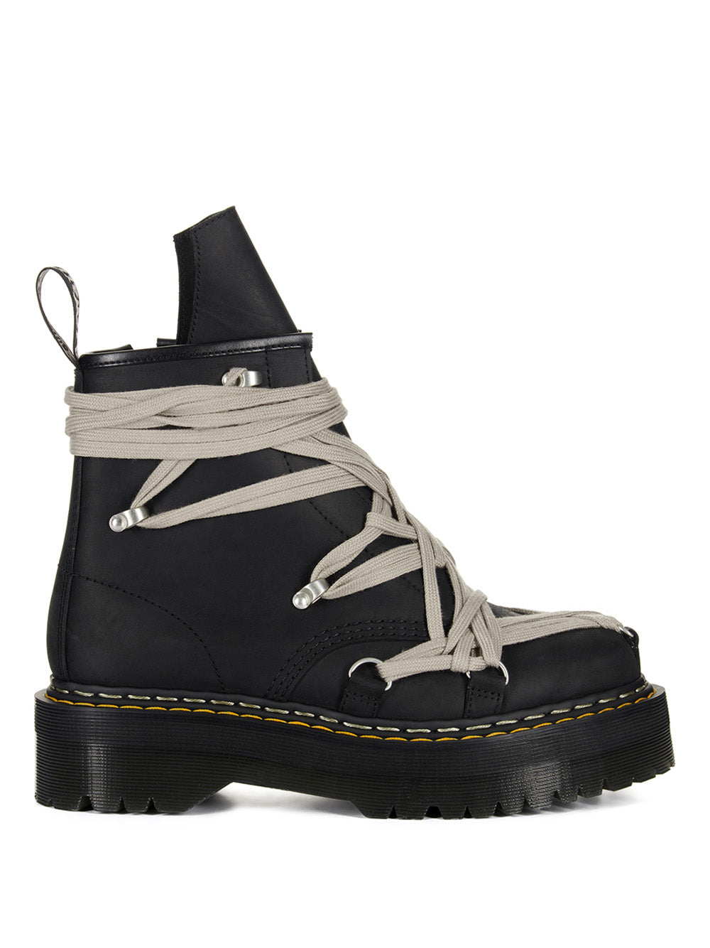 Rick Owens x Dr. Martens │ The Megalace 1460 Quad Boot in Black