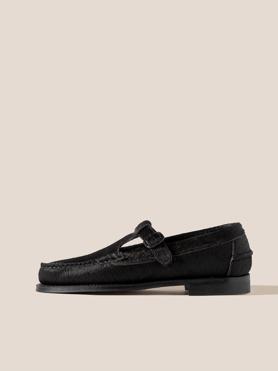 ALBER CALF HAIR - T-bar Loafer - HEREU JAPAN Official Online Store