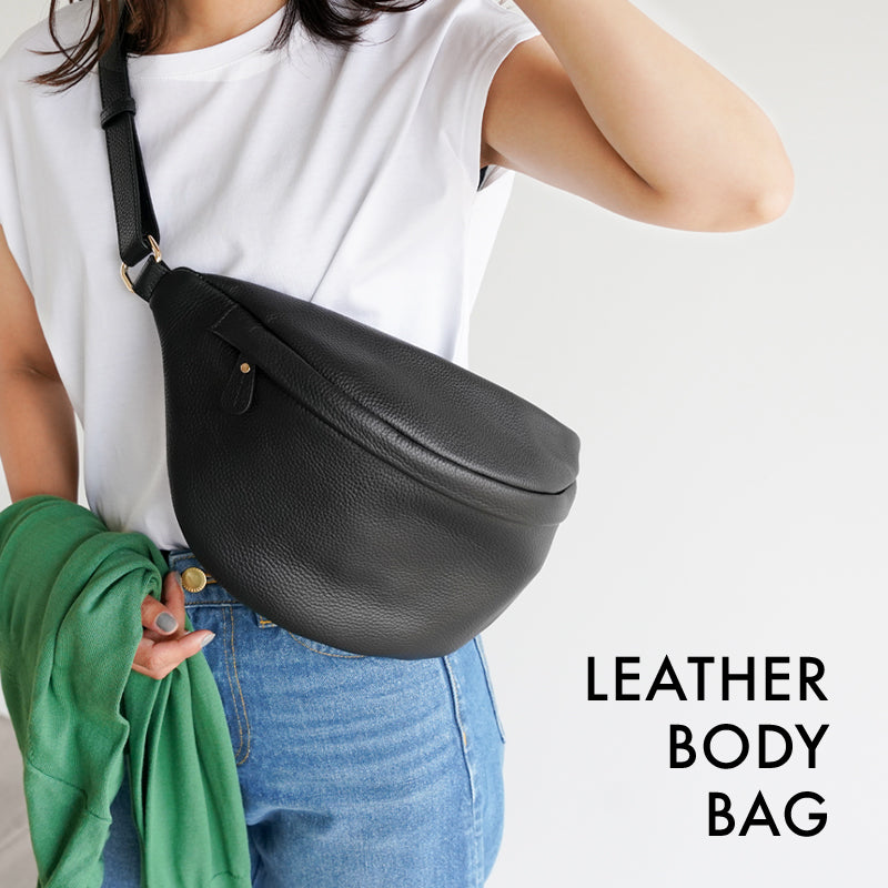 本革 ボディバッグ ウエストポーチ ウエストバッグ ショルダーバッグ
