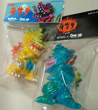 Gumtaroの怪獣ソフビGizalla（ギザラ）「Dreamrocket7期 彩色版