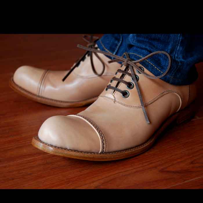 ショセメンズナチュラルコードバンストレートチップ（C-728） | Lin