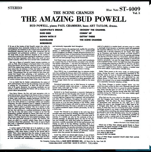 BN4009 Bud Powell – The Scene Changes The Amazing Bud Powell, Vol