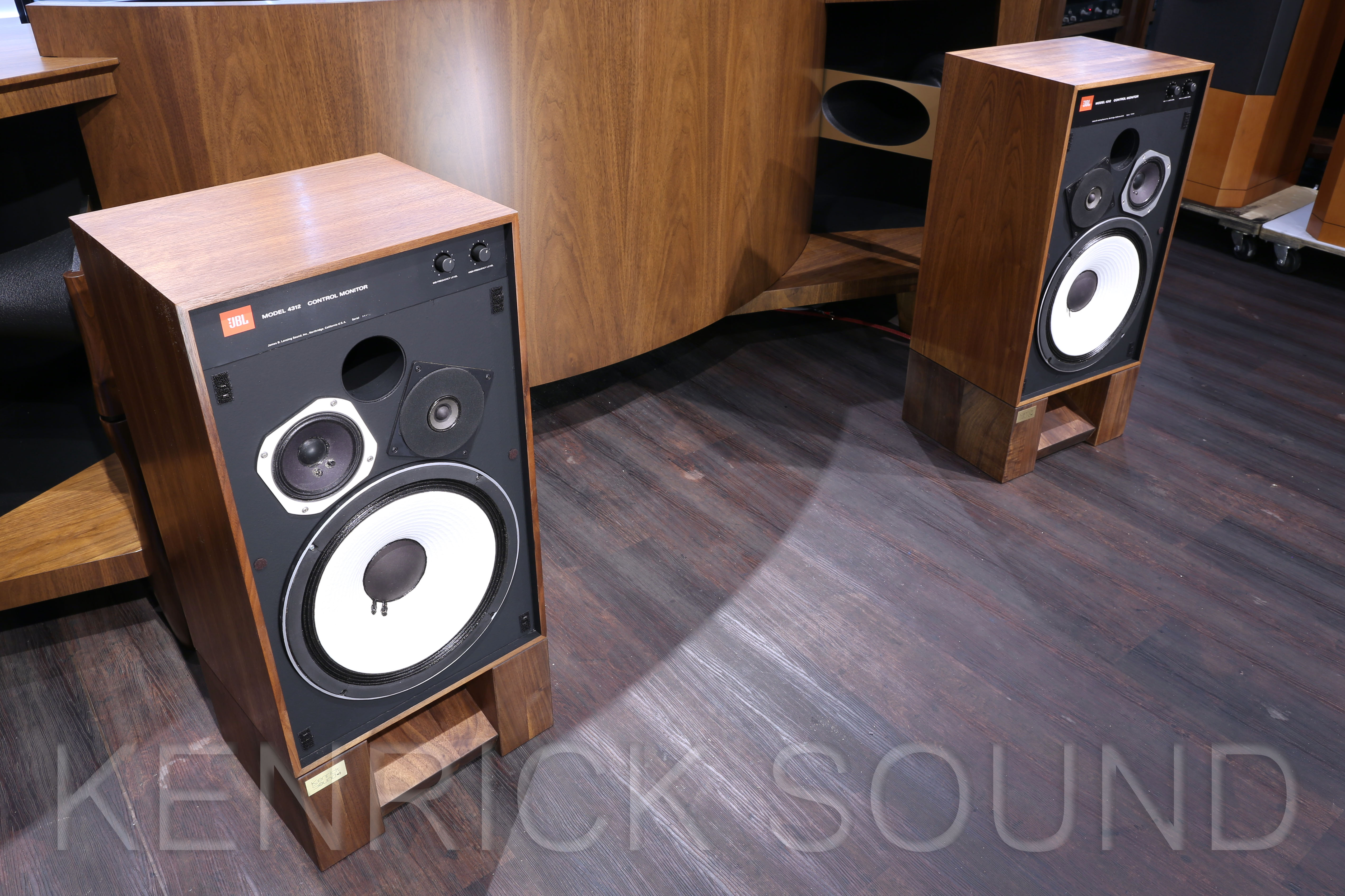 JBL 4312 ウォールナット ケンリックサウンド・メンテ品 金メッキ端子
