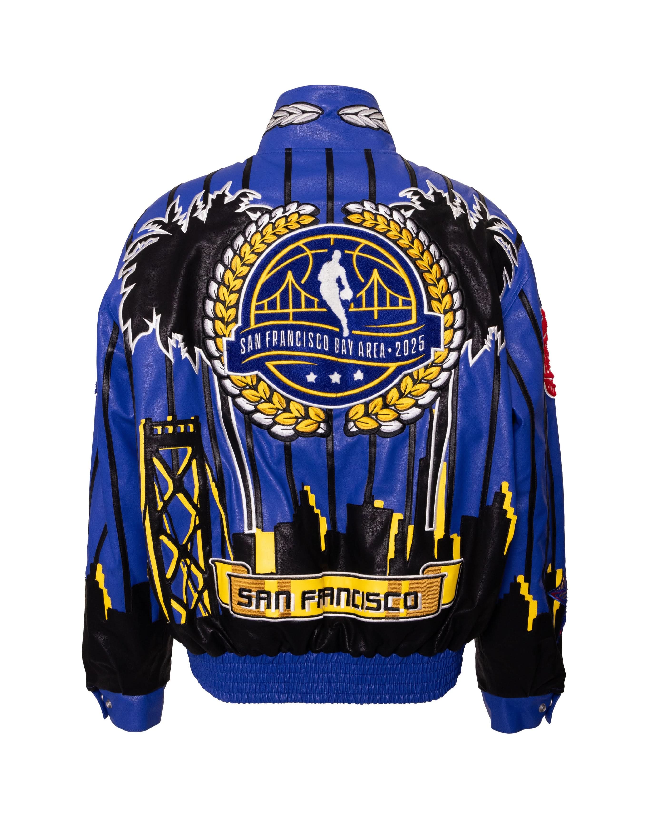 2025 NBA All-Star San Francisco Bay Area Vegan Leather Jacket