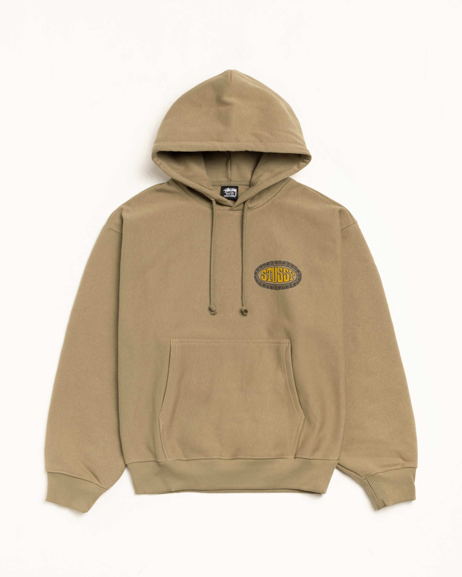 Tile Oval Hoodie – Army | Sweats | Stüssy Japan