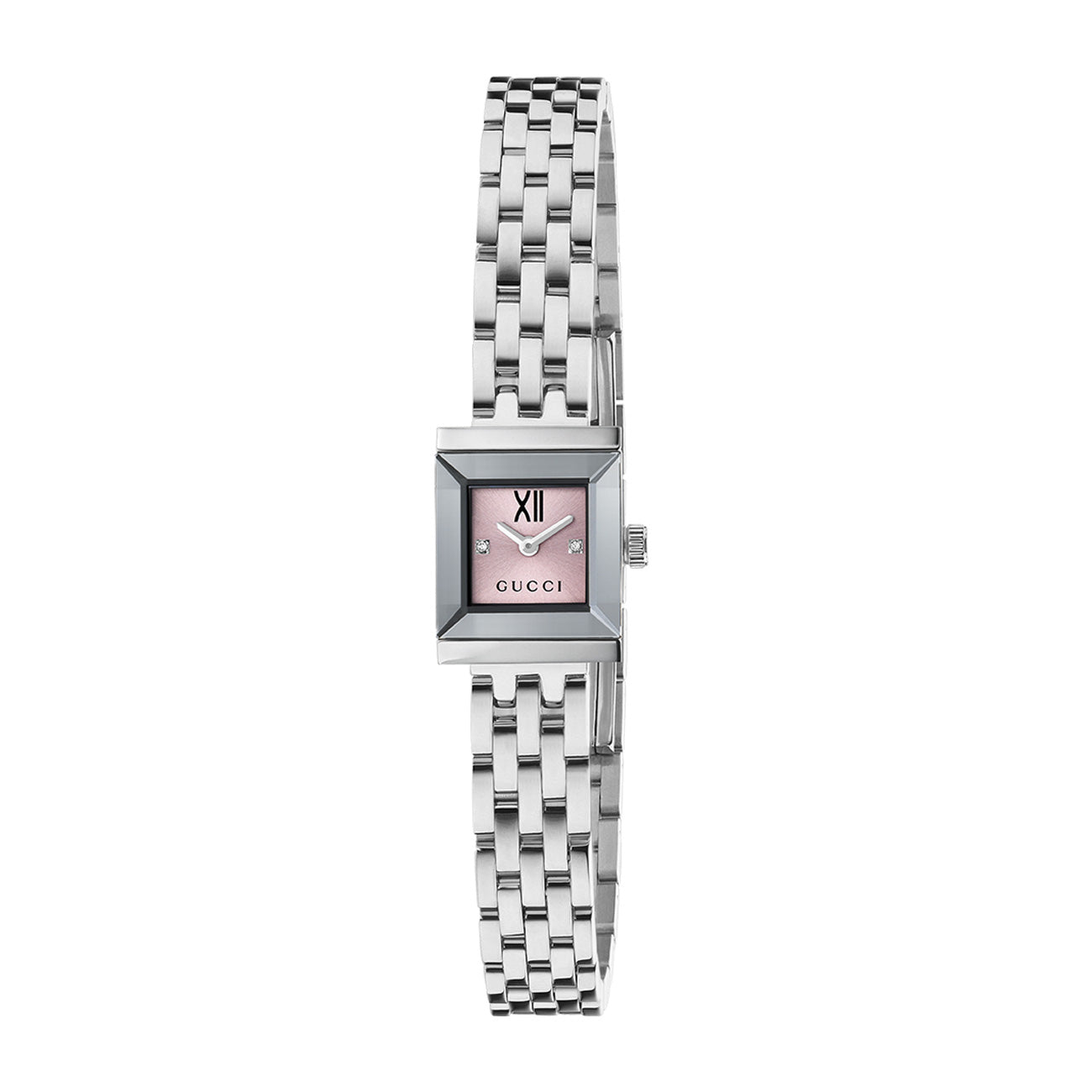 Gucci G-Frame Pink Dial Square Ladies' Watch | YA128539 – J.R.DUNN