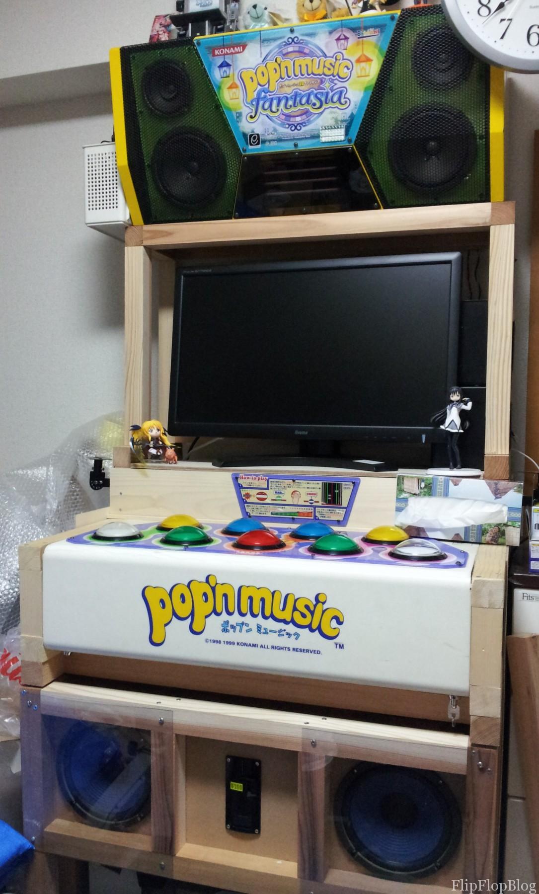 pop'n music 20 PCB（実機）の搭載＆起動に成功しました。 - FlipFlopBlog