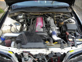 ｴﾝｼﾞﾝﾙｰﾑ洗浄 直管係長～JZX100 CHASER TOURER-V～