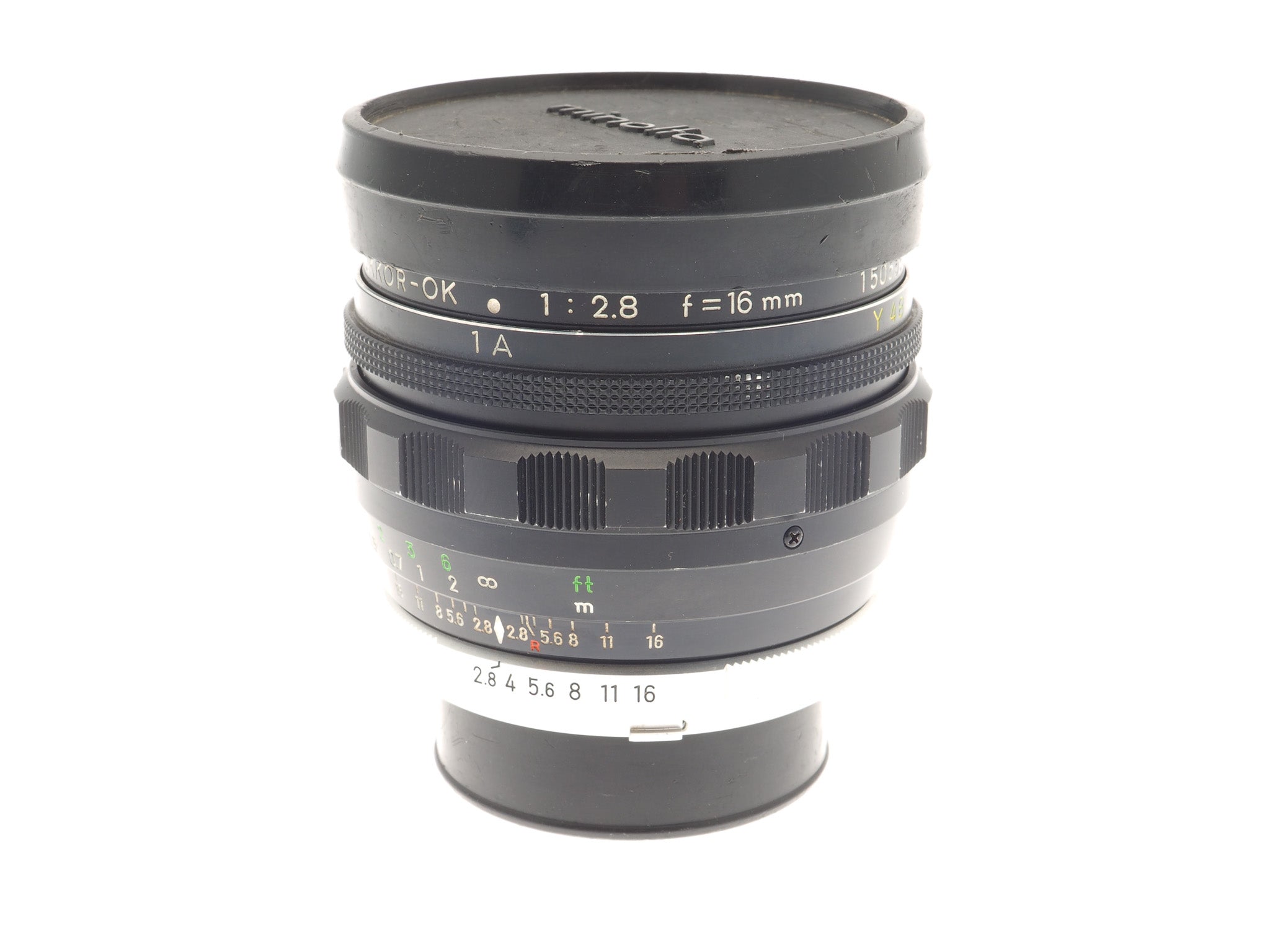 Minolta 16mm f2.8 Rokkor-OK Fisheye - Lens – Kamerastore