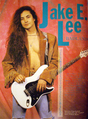 Guitar Magazine 1989年8月号 ジェイク特集 Jake E.Lee from BADLANDS