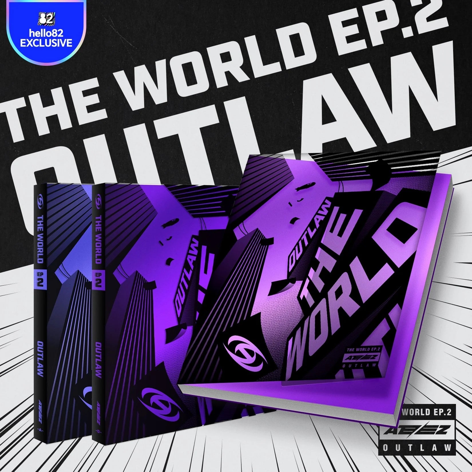 ATEEZ 에이티즈 - 9th Mini-Album 'THE WORLD EP.2 : OUTLAW' (US