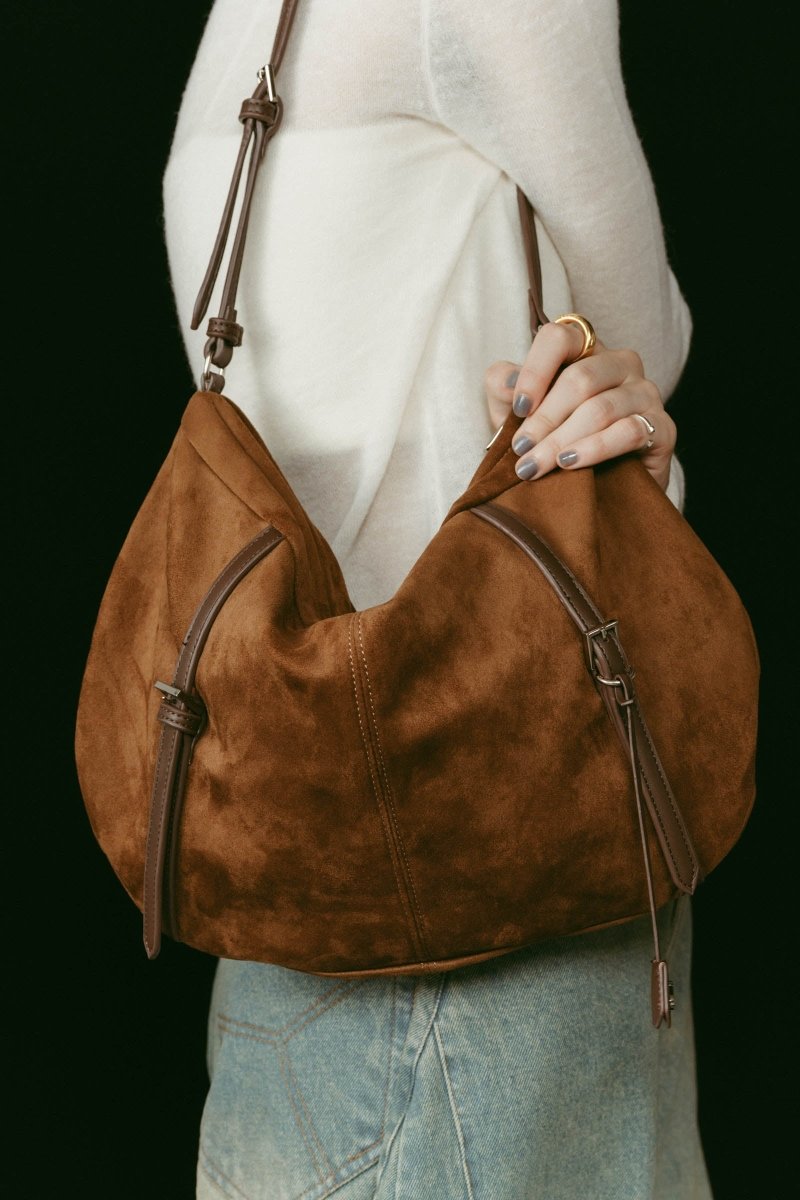 suede moon bag/2color | KNUTH MARF