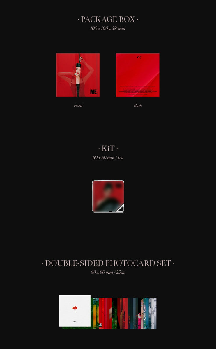 JISOO BLACKPINK - JISOO FIRST SINGLE ALBUM [ME] KIT ALBUM Ver