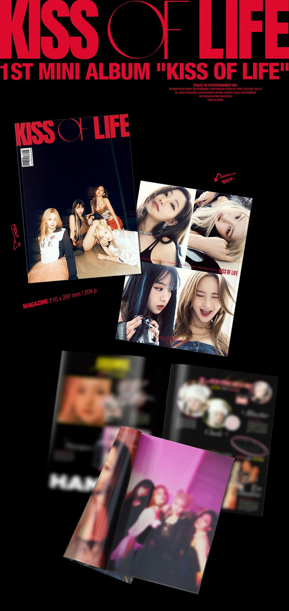 KISS OF LIFE - 1st Mini Album KISS OF LIFE CD – KPOP MARKET