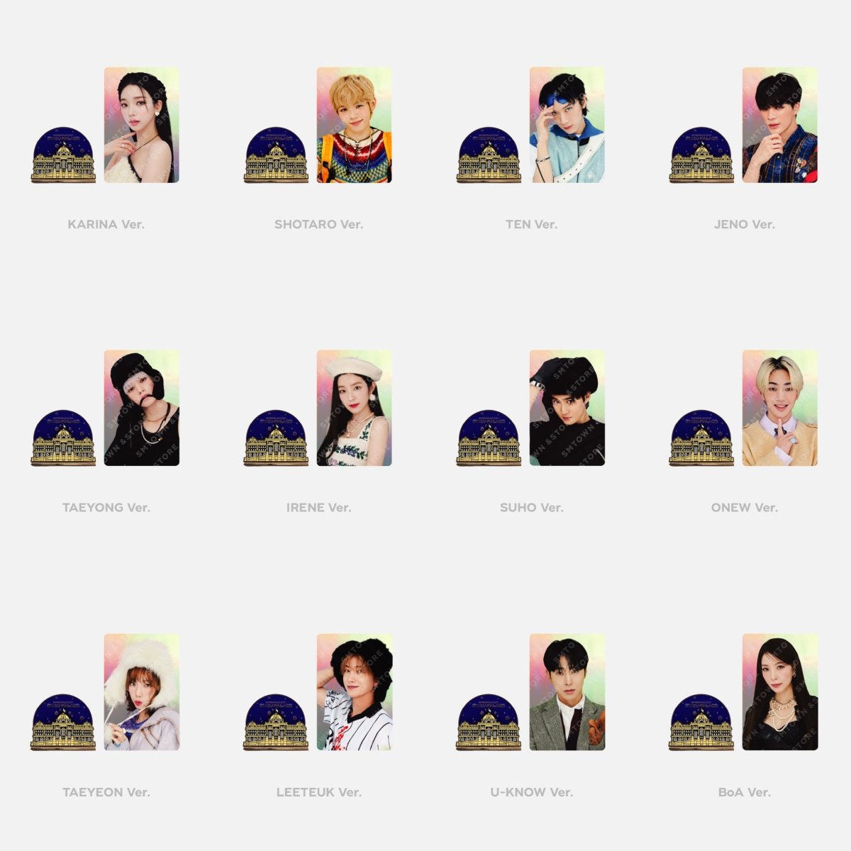 SMTOWN - SMCU Palace @ KWANGYA Magnet + Hologram Photocard Set – K