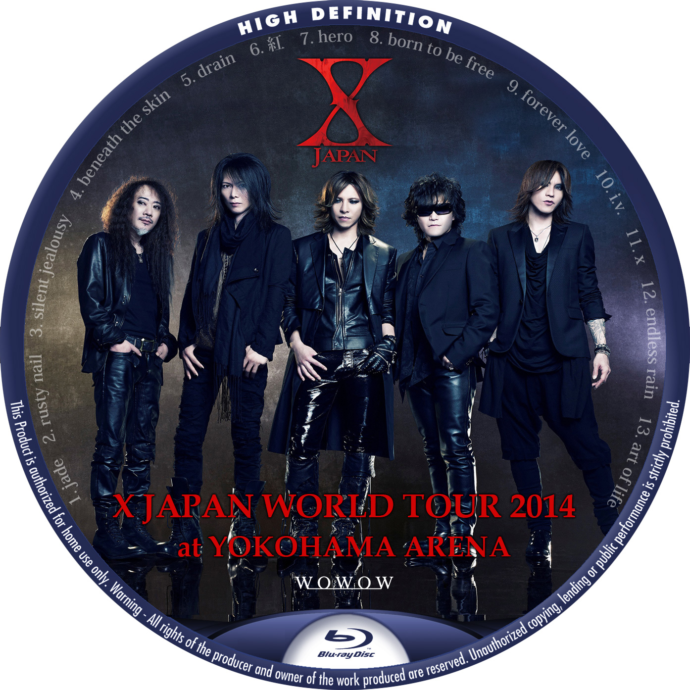 X JAPAN WORLD TOUR 2014 at YOKOHAMA ARENA – レーベル92