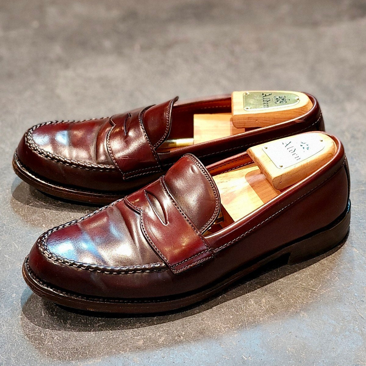 希少【ALDEN】オールデン ペニーローファー 9916 旧ロゴ コードバン